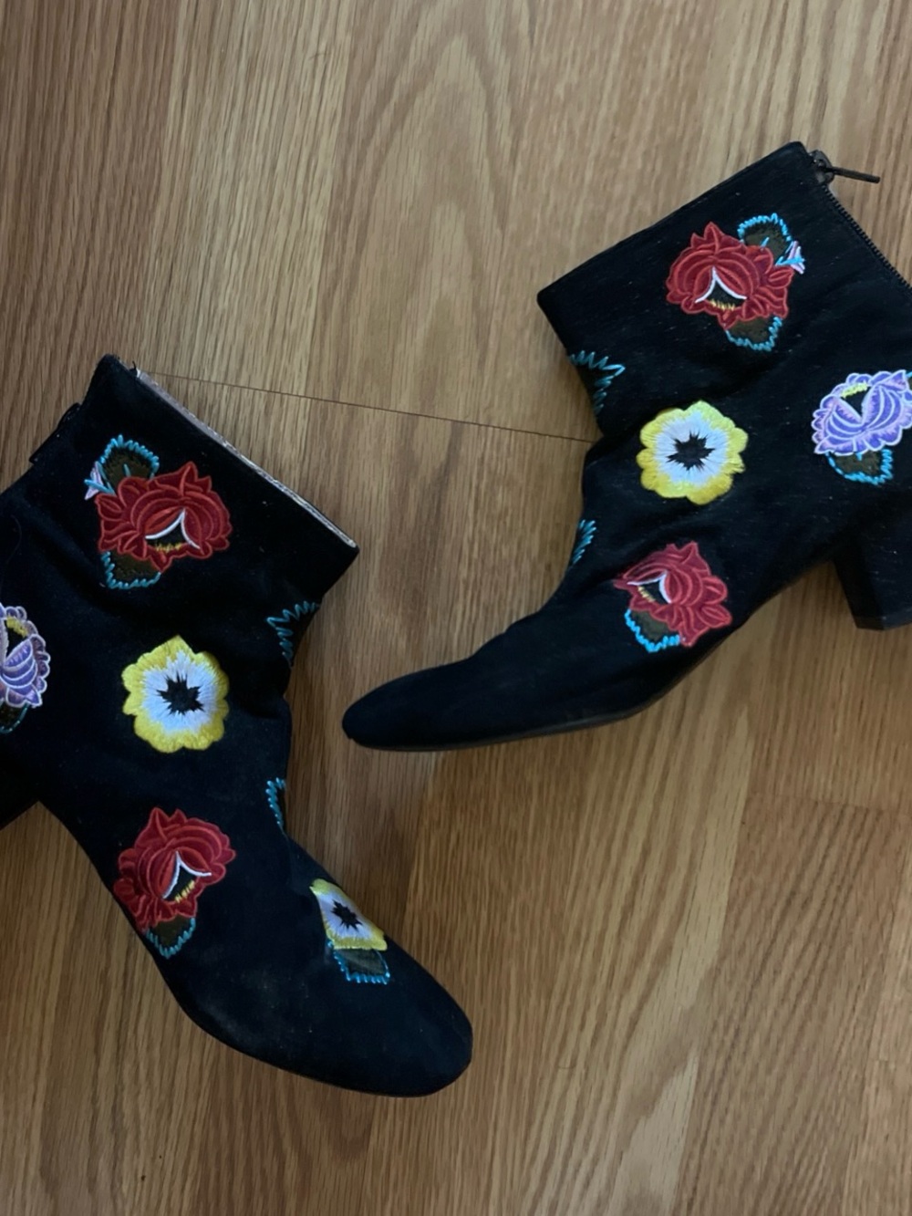 Betsey Johnson flower boots